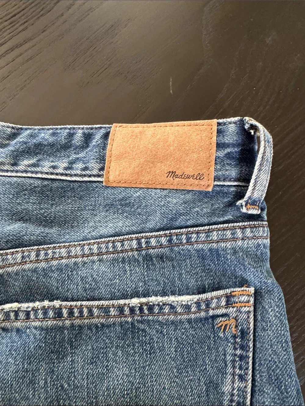 Madewell Darted Barrel Leg Jeans in Medium Blue Wash size 29 - Picture 7 of 8